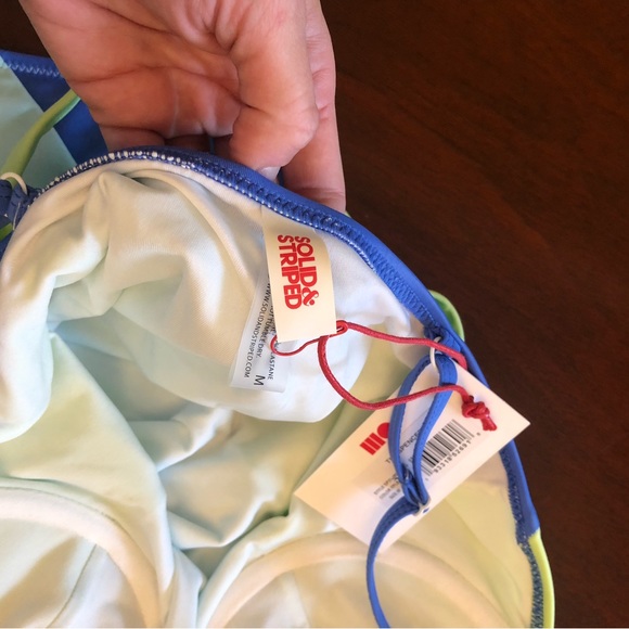 Solid and Striped, Spencer, color-blocked one piece. Medium NWT. - Picture 5 of 10